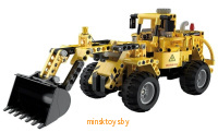 Конструктор трактор - Фронтальный погрузчик, CaDa C65004W - Minsktoys.by