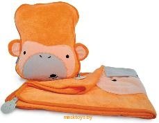 Дорожный набор 'Подушка с пледом Обезьянка' Trunki 0079-GB01