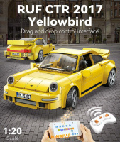 Конструктор на радиоуправлении спорткар RUF CTR 2017 Yellowbird, CaDA C51079W - Minsktoys.by