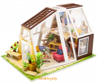Интерьерный конструктор Румбокс - Хижина 21-ого века, с подсветкой, Hobby Day M902 - Minsktoys.by Интерьерный конструктор Румбокс - Хижина 21-ого века, с подсветкой, Hobby Day M902 - Minsktoys.by