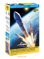 Ракета-носитель «Восток» с космическим кораблем, сборная модель, 1:144, Звезда 7501з