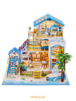 Интерьерный конструктор Румбокс - Жемчужина Средиземного моря, с подсветкой, HOBBY DAY L906