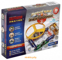 Электронный конструктор Знаток - Первые шаги в электронике Набор А, 15 схем, 70196