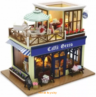 Интерьерный конструктор Румбокс - Caffe Greco, 221 элементов, подсветка, HOBBY DAY PC2110 - Minsktoys.by Интерьерный конструктор Румбокс - Caffe Greco, 221 элементов, подсветка, HOBBY DAY PC2110 - Minsktoys.by
