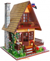 Интерьерный конструктор Румбокс - На даче, с подсветкой, HOBBY DAY PC2010 - Minsktoys.by