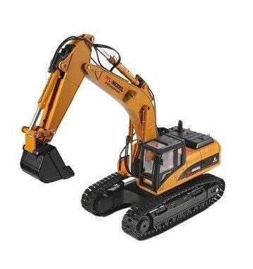 Эскаватор с металлическими деталями на радиоуправлении, WL Toys 16800
