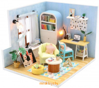 Конструктор интерьерный Румбокс - В стиле Ретро, с подсветкой, Hobby Day S903