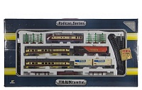 Игровой набор 'Грузопассажирский поезд с составом' Fenfa 1601B-1