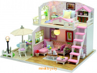 Конструктор интерьерный Румбокс - Розовая мечта, с подсветкой, HOBBY DAY M033 - Minsktoys.by Конструктор интерьерный Румбокс - Розовая мечта, с подсветкой, HOBBY DAY M033 - Minsktoys.by