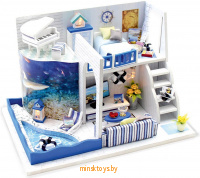 Интерьерный конструктор Румбокс - Морской бриз, с подсветкой, HOBBY DAY M040 - Minsktoys.by Интерьерный конструктор Румбокс - Морской бриз, с подсветкой, HOBBY DAY M040 - Minsktoys.by