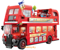 Конструктор - Лондонский винтажный туристический автобус, CaDA C59008W