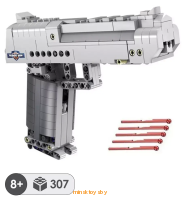 Конструктор детский пистолет Desert Eagle 307 деталей, CaDa C81007W - Minsktoys.by