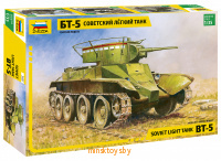 Советский лёгкий танк БТ-5, сборная модель, Звезда 3507з
