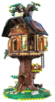 Конструктор интерьерный - Дом на дереве-Библиотека, 737 элементов, CaDA C66013W