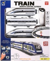Железная дорога на радиоуправлении, свет, звук, 30 элементов, 2801Y-2