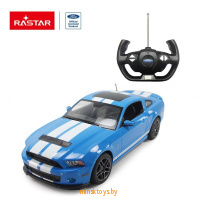 Машина радиоуправляемая - Ford Shelby GT500, синий, Rastar 49400E